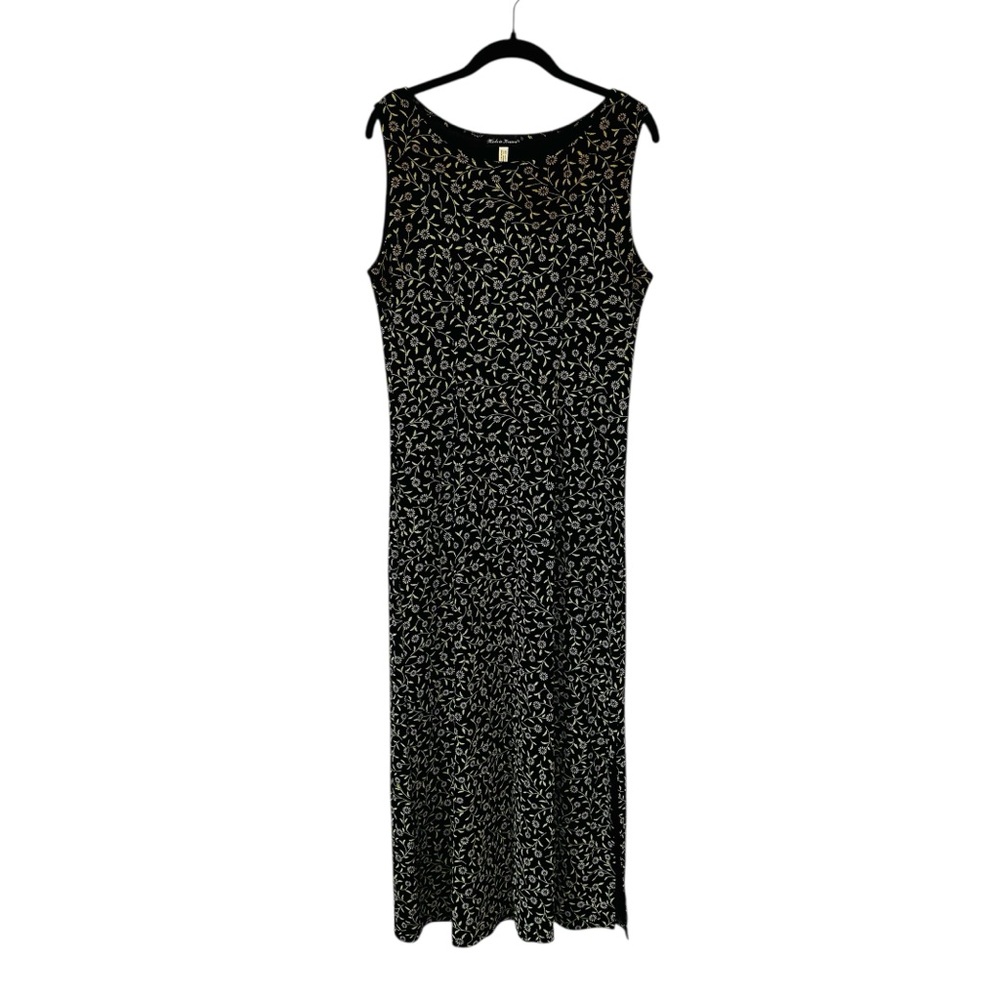 Vintage 90s Made In Heaven Maxi Dress Dainty Floral Grunge Boho Size S